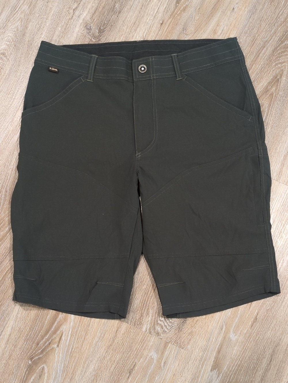 💚☀️ KÜHL Men's Burnt Olive Green Shorts size 34 💚☀️